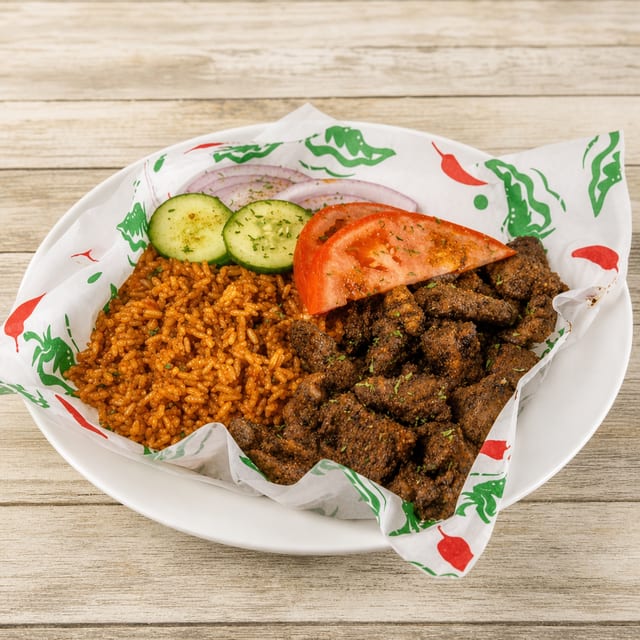 Beef Suya.