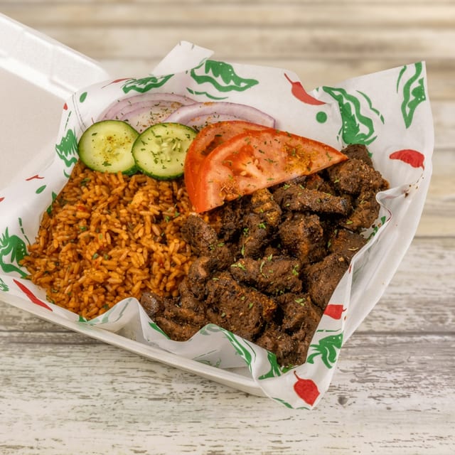 Beef Suya.