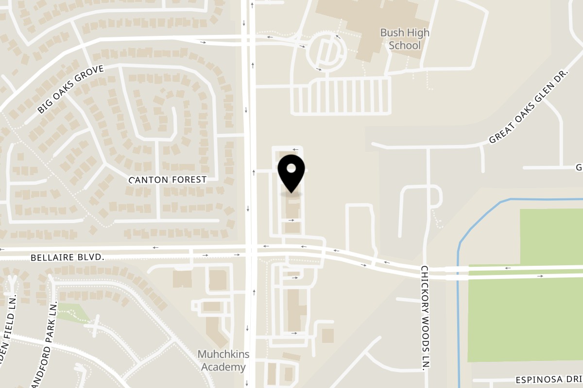 Map showing the location of Supreme Seafood & Suya on 7039 FM 1464 Suite # 110 in Richmond
